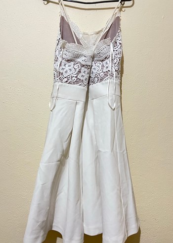 KOTON ABİYE BEYAZ Dantelli - Görsel 4