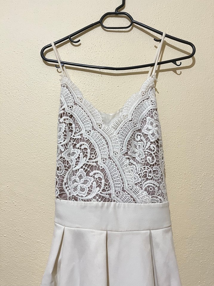 KOTON ABİYE BEYAZ Dantelli - Görsel 2