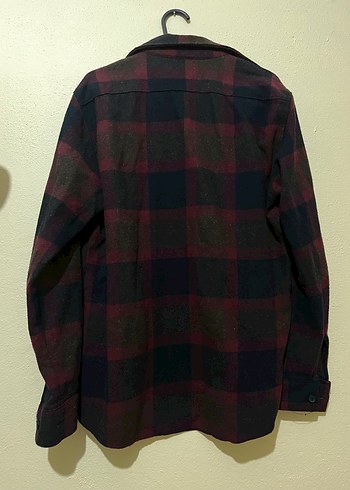 Bordo Düğmeli Uzun Kollu Erkek Gömlek - Görsel 4