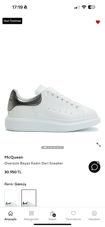 Alexander mcqueen ayakkabı