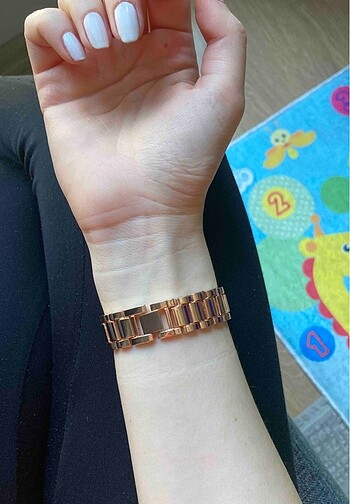Beden ten rengi Renk Bakır kare vintage kol saati