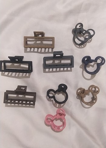 Diğer Minimalist Çok Renkli Plastik Toka Seti