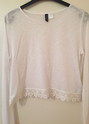 H&m beyaz triko