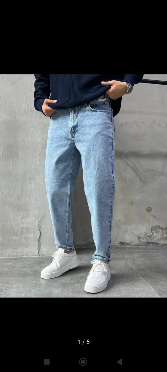 Rahat Kesim Erkek Kot Pantolon - Görsel 2