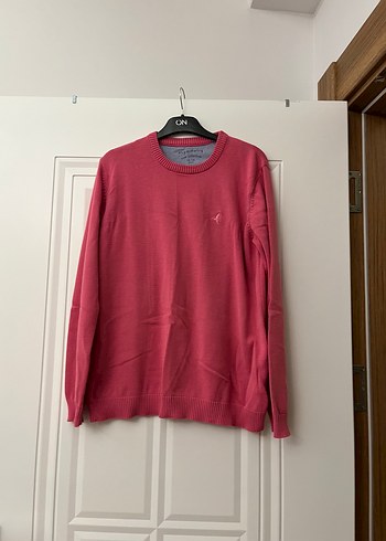 Pembe Bisiklet Yaka Kadın Triko Kazak