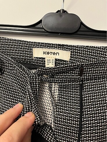 38 Beden Koton ekoseli pantolon