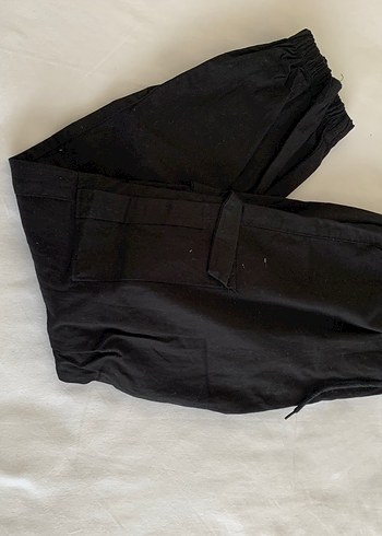 l Beden siyah Renk ErkekSiyah Keten Pantolon