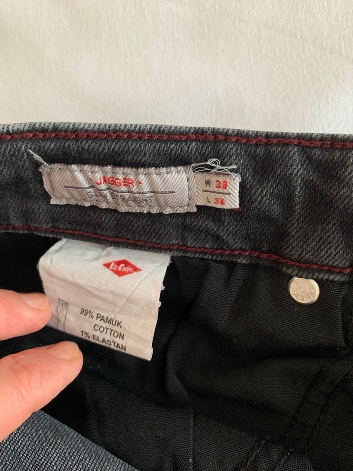 Gri Regular Fit Erkek Denim Pantolon - Görsel 4