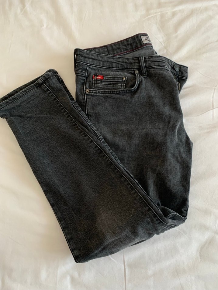 Gri Regular Fit Erkek Denim Pantolon - Görsel 2