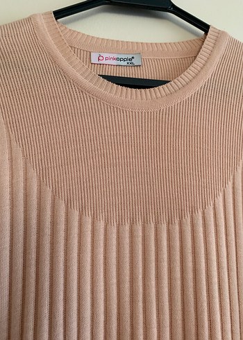 Triko Uzun Kollu Kadın Kazak - Görsel 3