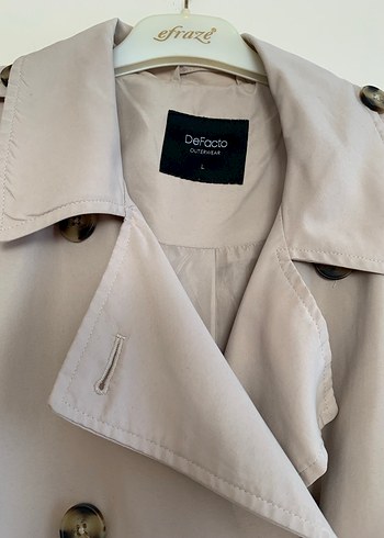 Bej Midi Kadın Trençkot - Görsel 2