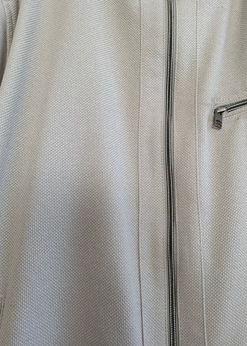 Bej Erkek Fermuarlı Ceket - Görsel 3