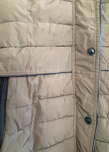 HakiKürklü Midi Kadın Kışlık Mont - Görsel 10