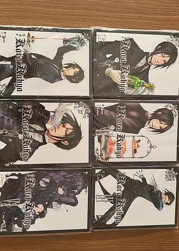 Kara Kahya Kuroshitsuji Manga Seti 6 Kitap