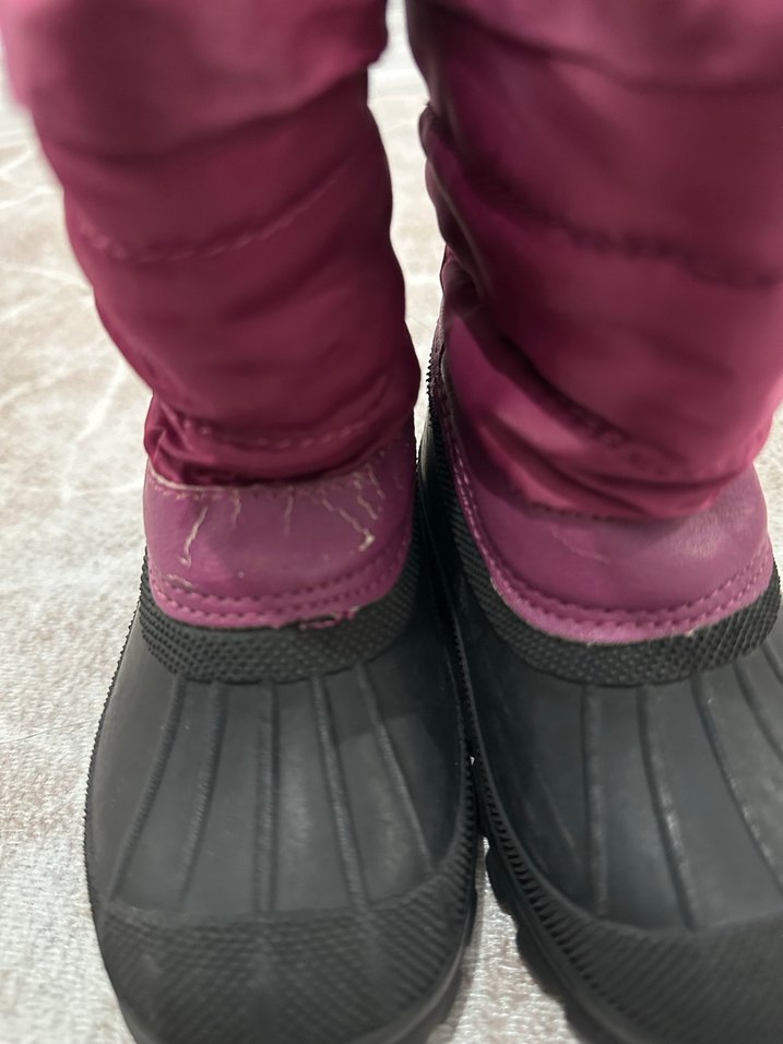 Kız Çocuk Mor Lastik Botlar - Görsel 2