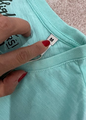 Mavi Pamuklu Camp David Baskılı Tişört - Görsel 3