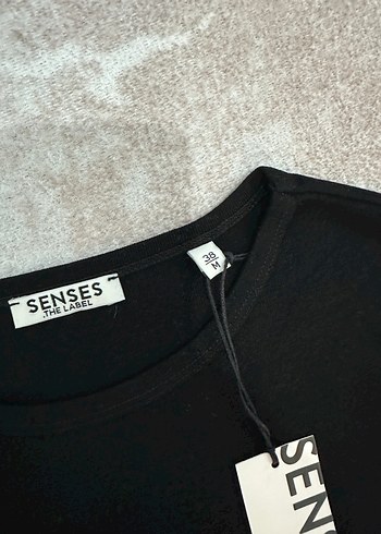 Siyah Kadın Uzun Kollu Salaş Sweatshirt - Görsel 2