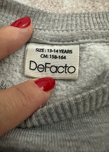 Gri Kadın Uzun Kollu Sweatshirt - Görsel 2