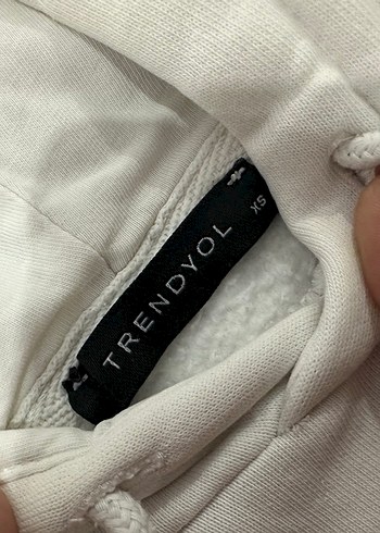 Gri Kapüşonlu Kadın Sweatshirt - Görsel 2