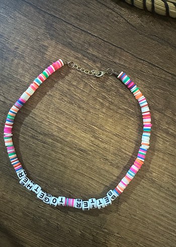 Renkli Boncuklu Uzun Kadın Kolye - Görsel 2