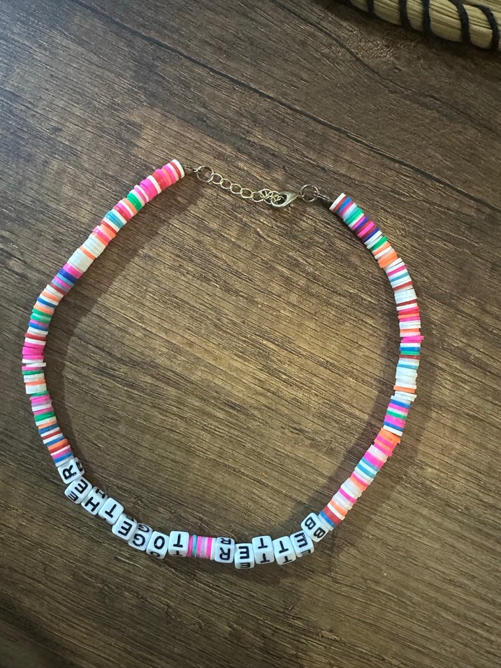 Renkli Boncuklu Uzun Kadın Kolye - Görsel 2