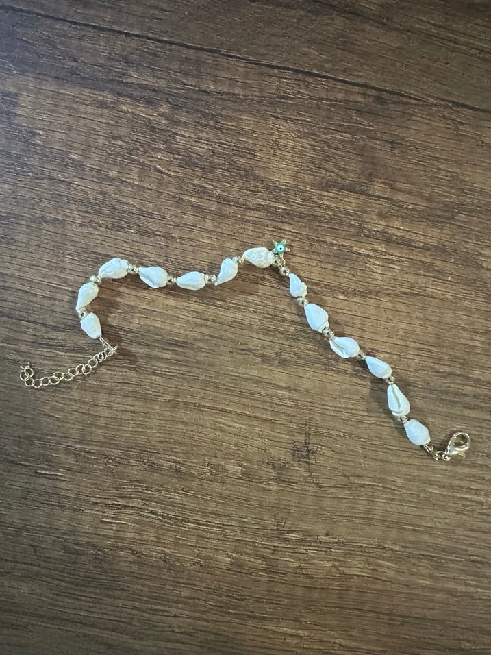 Turkuaz Boncuklu Bohem Bileklik - Görsel 3