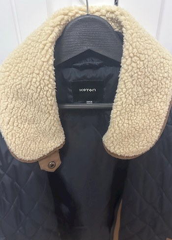 Kahverengi Kürklü Kadın Mont - Görsel 2