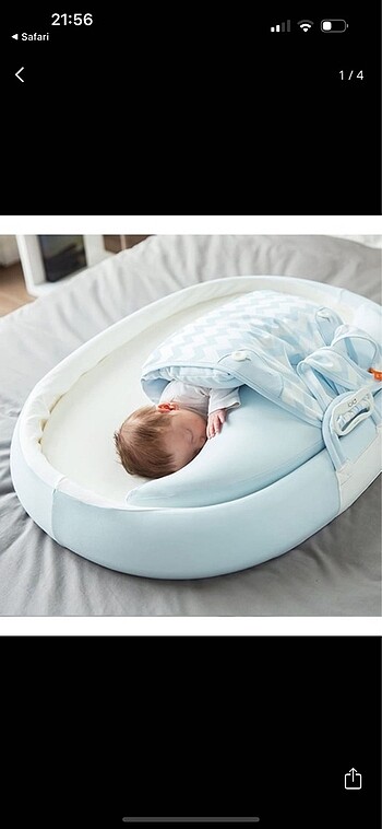 Kokonanny Blue Wave İnovatif Bebek Yatak