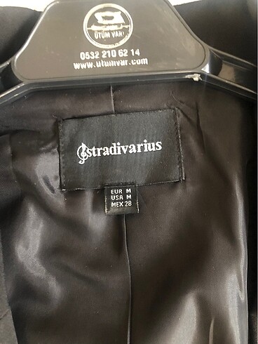 m Beden Stradivarius Siyah Ceket