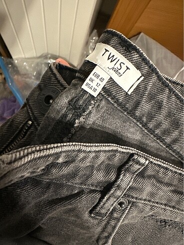 40 Beden Twist kot pantolon