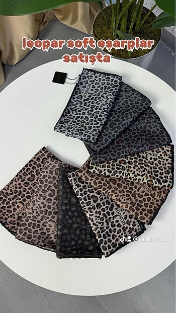 LEOPAR SOFT EŞARP ????