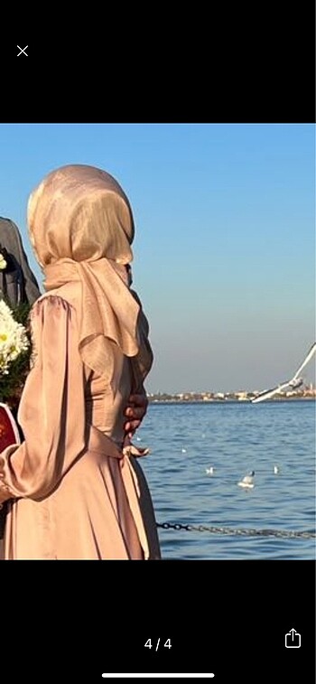 m Beden Nikah tesettürlü elbise