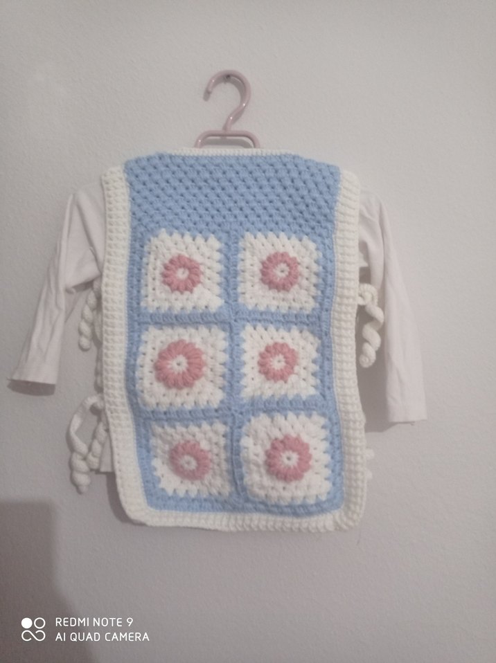 Kız Çocuk Örgü yelek - Görsel 2