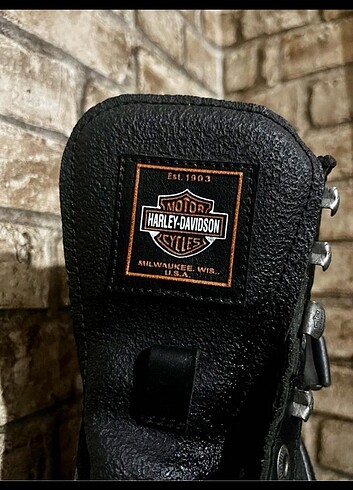 38 Beden siyah Renk Orjinal Harley Davidson Bot