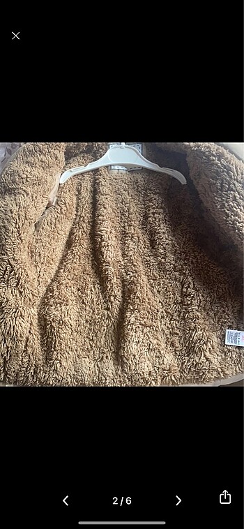 Çocuk içi yünlü mont - Görsel 2