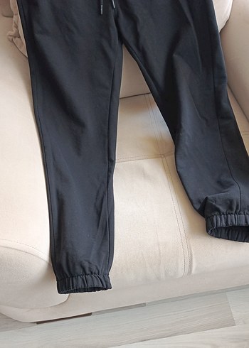 s Beden Erkek Siyah Rahat Outdoor Eşofman Altı