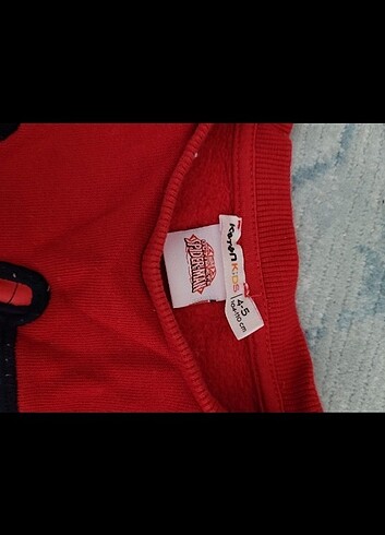 4 Yaş Beden Örümcek adam sweatshirt