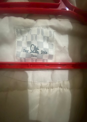 Kadın bej rengi Fermuarlı kaban - Görsel 2