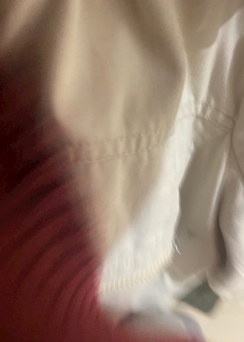 Kadın bej rengi Fermuarlı kaban - Görsel 5