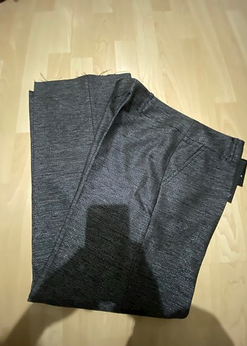 Kadın antrasit/siyah  Kumaş Pantolon - Görsel 3