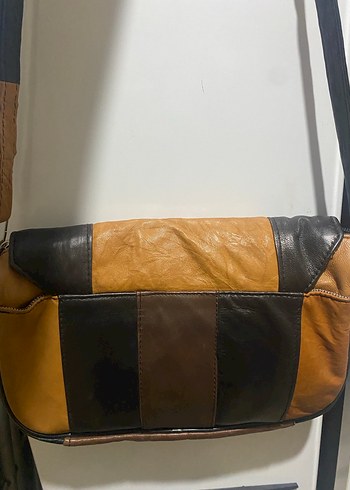 Kahverengi  kadın  Omuz Çantası Tokalı - Görsel 2