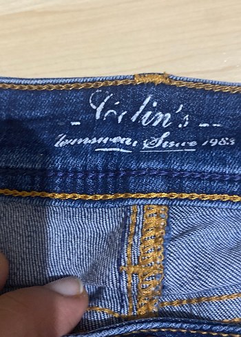 Kadın Lacivert  jean Pantolon - Görsel 2