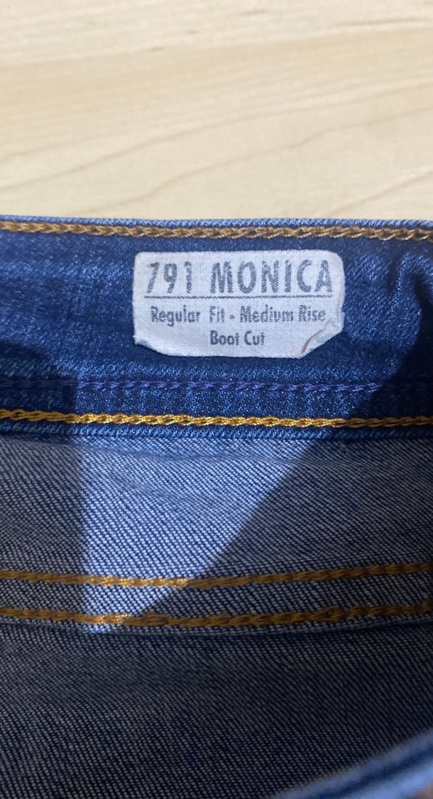 Kadın Lacivert  jean Pantolon - Görsel 3