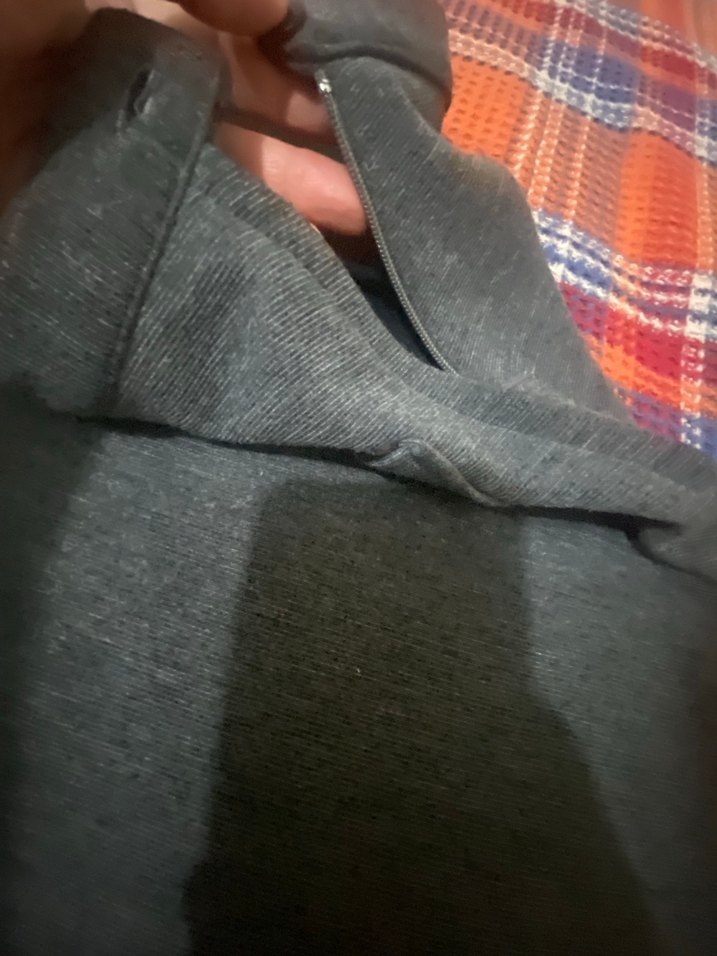 Gri Triko Midi Kalem Etek - Görsel 2