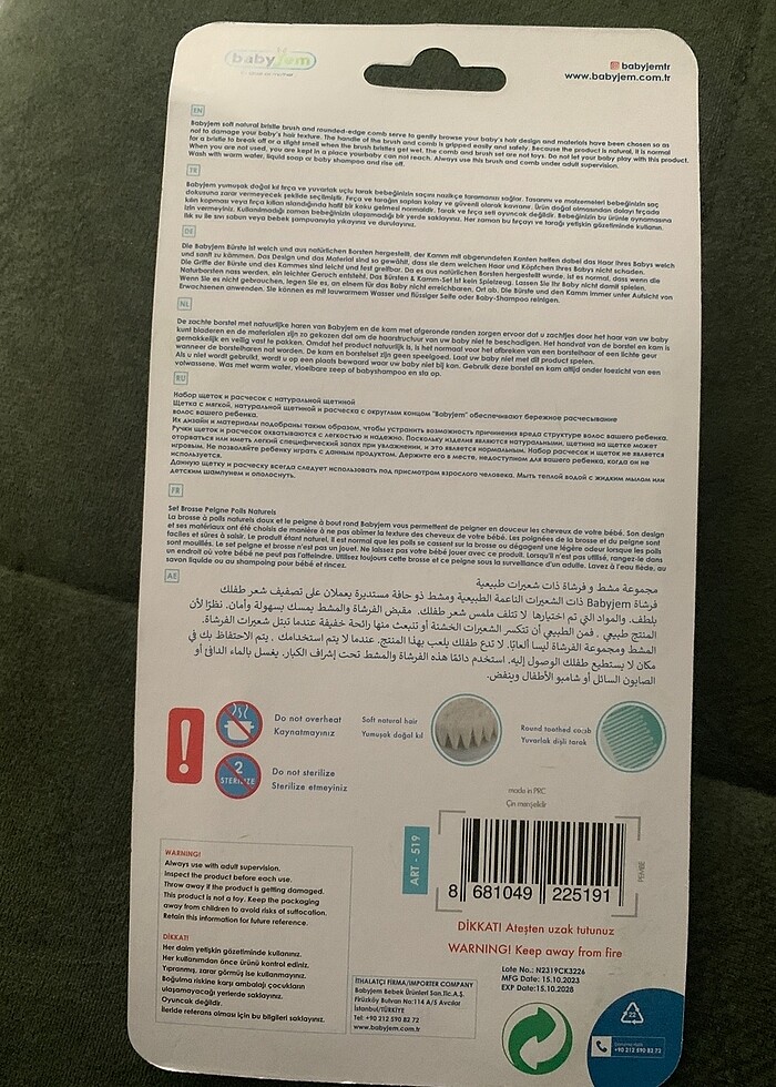 Bebek tarak seti - Görsel 2