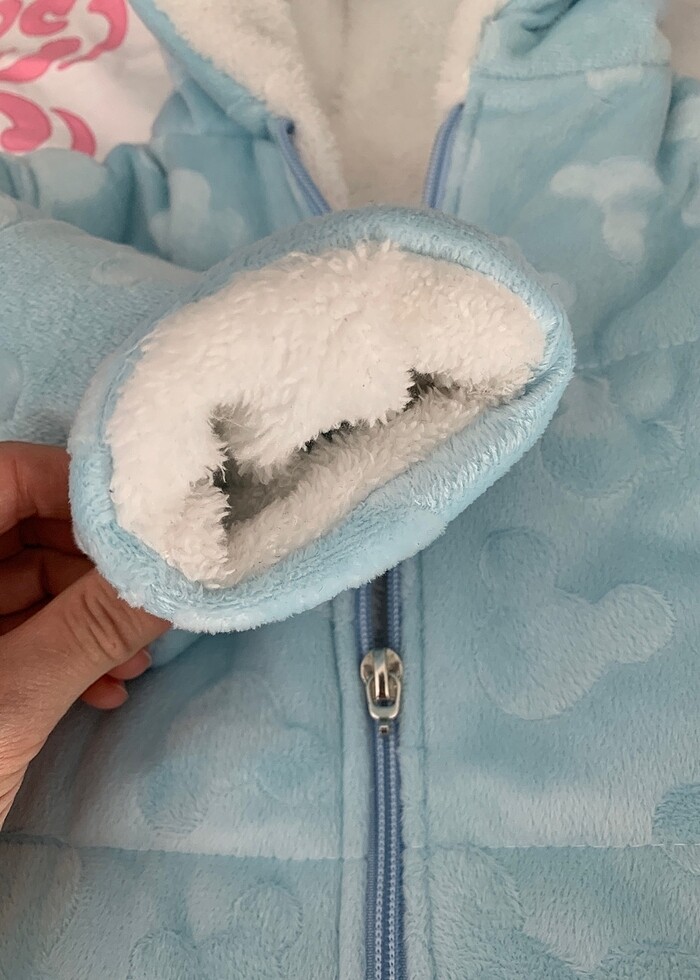 Bebek peluş mont - Görsel 4