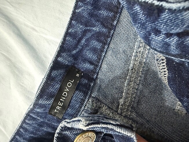 Jean -kot  şort - Görsel 6