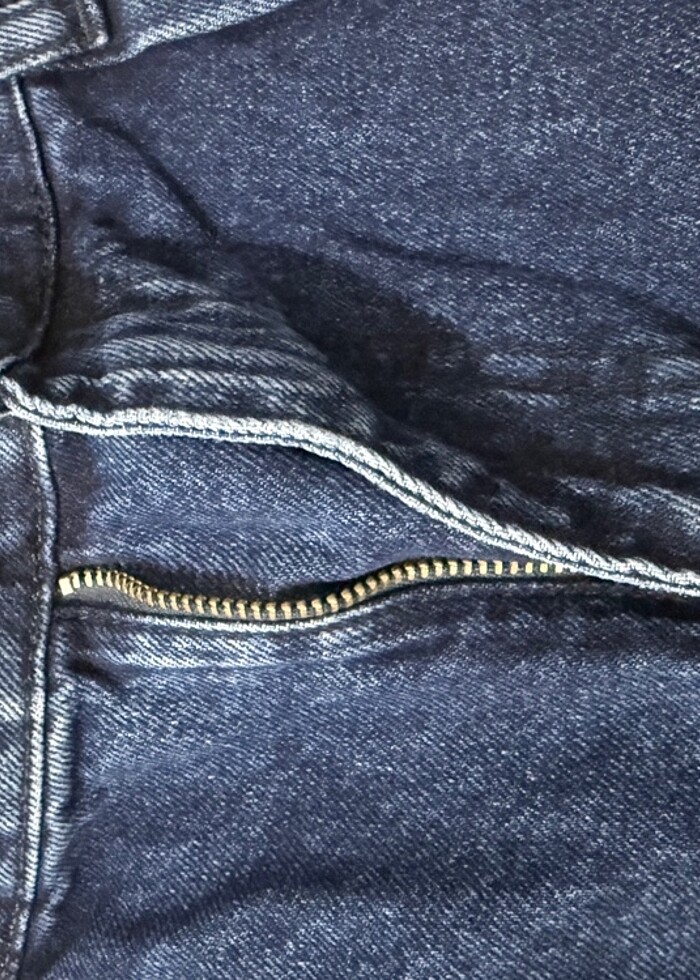 Jean -kot  şort - Görsel 2