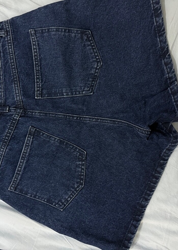 Jean -kot  şort - Görsel 5