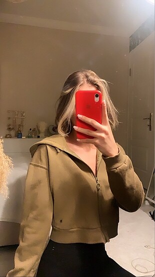 Crop ceket